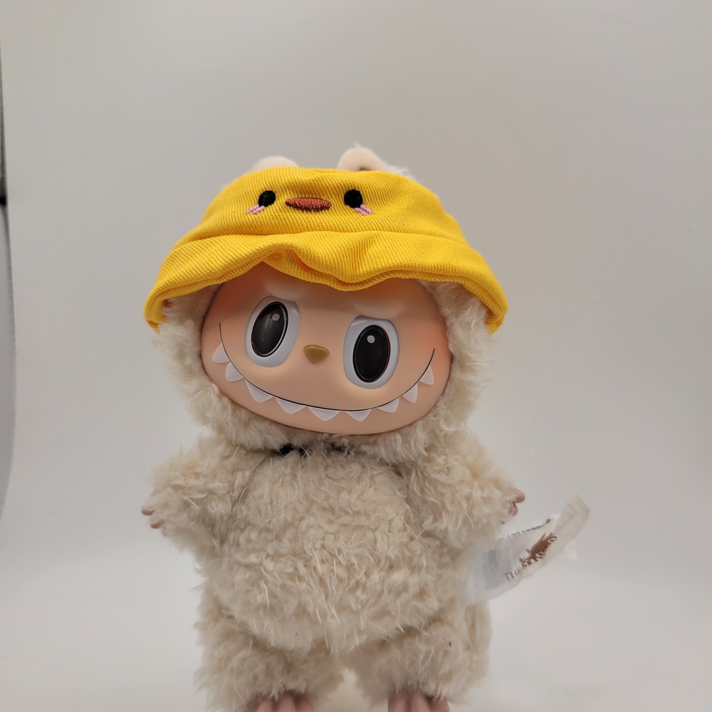 Yellow Duck Hat For 17cm Doll. No Doll Included.